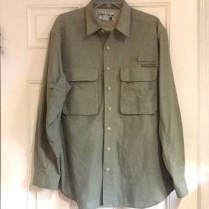 Exofficio Buzz Off Vented Button Down Size Medium